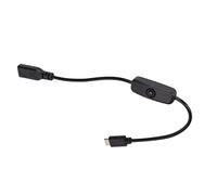 VGEBY Cable de Extensión USB C, PVC Duradero Tipo C Macho a Hembra, Cable Negro de 30 Cm para Teléfonos Móviles, Tabletas, Dispositivos Digitales