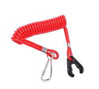 VGEBY Cable para Matar Motor De Barco, Interruptor De Parada De Seguridad para Barco, Cordón para Llave, Clip De Cuerda Apto para Motores Fuera De Borda Boating Remo Remar