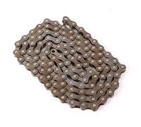 VGEBY Cadena de Bicicleta de 116 Eslabones, Universal de una Sola Velocidad, de Alta Resistencia, para Desviador de Bicicleta de Montaña, con Gran Compatibilidad, para Bicicletas de (BROWN)