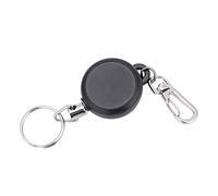 VGEBY Cadena Principal retráctil de cuerda de alambre de acero Inoxidable de 60cm Anti-perdido Llavero Insignia Portátil del carrete para la Tarjeta de identificación