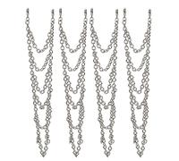 VGEBY Cadenas de Nieve RC, Accesorios de Neumáticos Antideslizantes de Metal, Tracción Mejorada para Escala MN86 1/12 en Condiciones de Nieve