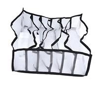 VGEBY Caja de Almacenamiento para Sujetadores, Organizador Transpirable para Ropa Interior, Bragas, Calcetines, Almacenamiento Eficiente para Organizar y Ordenar el Guardarropa, Material de Nailon