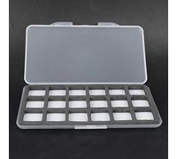 VGEBY Caja de Aparejos de Pesca, Caja de Almacenamiento Magnética para Anzuelos con Accesorio de Espuma para Pescadores, 18 Opciones de Rejilla y 12 Rejillas, Ideal para Organizar Equipos de Pesca