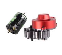 VGEBY Caja de Engranajes RC con Motor Cepillado 540, Transmisión de Metal de Alto par con Rodamiento Sellado Duradero y bajo Nivel de Ruido, para Coche Trepador Axial SCX10 1/10 RC