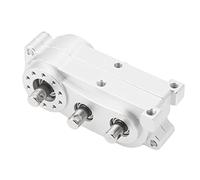VGEBY Caja de Transferencia Caja de Cambios Aleación de Aluminio Anodizado Mecanizado CNC Piezas de Control Remoto de 2 Velocidades Distancia Entre Ejes de 313 Mm para Coche de Escalada Scx10 1 10