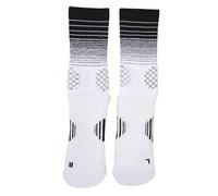 VGEBY Calcetines de Baloncesto, Calcetines Deportivos para Hombre, Calcetines de Baloncesto de élite, Calcetines Deportivos Acolchados, Calcetines Gruesos, Transpirables, (Blanco Negro)