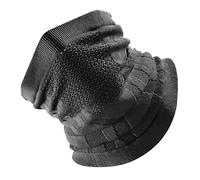 VGEBY Calentador de Cuello, Tela de Poliéster, Bufanda Gruesa a Prueba de Viento, Cálida y Transpirable, 15,75 X 8,66 Pulgadas para Ciclismo Al Aire, Caminar, Pescar (BLACK)