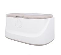 VGEBY Calentador de Toallitas para Bebés, Dispensador Calentador de Toallitas con Temperatura Ajustable, Gran Capacidad con Luz Nocturna para Fácil Acceso por la Noche (GREY)