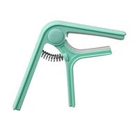 VGEBY Capo de Guitarra, Abrazadera de con Punto Antideslizante para Ukelele Mandolina de Guitarra Eléctrica Acústica, Material ABS Ligero y Duradero (cian)