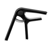 VGEBY Capo de Guitarra, Abrazadera de con Punto Antideslizante para Ukelele Mandolina de Guitarra Eléctrica Acústica, Material ABS Ligero y Duradero (BLACK)