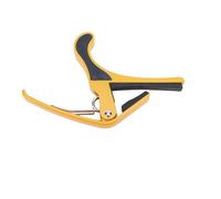 VGEBY Capo de Guitarra, Abrazadera de Metal con Almohadilla de Silicona Gruesa para Instrumentos Acústicos y Eléctricos, Ajuste Universal para Músicos (YELLOW)