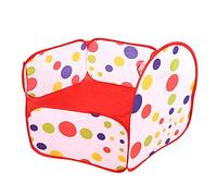 VGEBY Carpa de Bola para Niños con Canasta de Tiro, Casa Portátil de | Poliéster, Grueso y Duradero, Colores Suaves, Juego Interior y Exterior, Aprendizaje Interactivo entre e Hijos