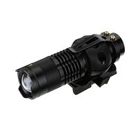 VGEBY Casco con Linterna, Luz Táctica Telescópica, Linterna Portátil con Clip, Linterna LED para Exteriores, Kit de Cargador de Casco, Accesorio para Equipo de Caza