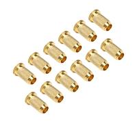 VGEBY Casquillos para Guitarra Eléctrica, Casquillos de Metal Brillante, 12 Piezas, Tamaño Estándar, Repuesto para Cuerdas de Guitarra, Fáciles de Instalar, para Amantes (GOLD)