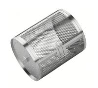 VGEBY Cesta Giratoria para Parrilla, Jaula para Barbacoa de Acero Inoxidable, 14 X 18 Cm, Cesta para Asador de 360 grados con Puerta con Cerradura para Freidora, Horno, Parrilla, Asado, Alas,