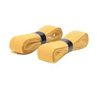 VGEBY Cinta de Agarre de Varilla de Cuero Antideslizante Ergonómico Agarre de Raqueta de Tenis a Prueba de Sudor para Tenis 2 Piezas Marrón Claro