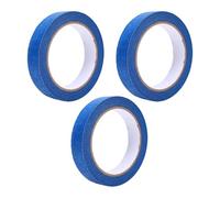 VGEBY Cinta de Pintura, Papel Texturizado, Cinta Adhesiva Azul de 30 M de Longitud para Pintura y Manualidades Automotrices (9 rollos) (3 rollos)