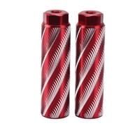 VGEBY Clavijas de Bicicleta de Aleación de Aluminio, Clavijas Traseras Universales para Bicicleta (Rojo)