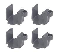 VGEBY Clip para Guardabarros Marinos de 4 Piezas, Fácil Ajuste, Superficies Más Lisas, Clips de Parachoques para Barcos con Riel de Pontón Cuadrado con Orificio para Cuerda, para