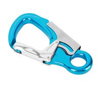 VGEBY Clips Mosquetones, 35KN, para Aplicación de Agarre y Enganche en Exteriores (Cielo, Plata)