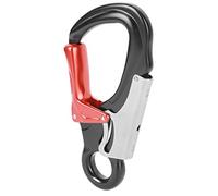 VGEBY Clips Mosquetones, 35KN, para Aplicación de Agarre y Enganche en Exteriores (Negro, Rojo)