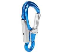 VGEBY Clips Mosquetones, 35KN, para Aplicación de Agarre y Enganche en Exteriores (Zafiro, Plata)