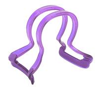 VGEBY Colimador de de Violín, Herramienta de Entrenamiento Corrector de Rectitud con Pies de Agarre de Silicona Importados para Violines 1/4 1/8 /10 (PURPLE)