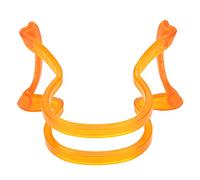 VGEBY Colimador de de Violín, Herramienta de Entrenamiento Corrector de Rectitud con Pies de Agarre de Silicona Importados para Violines 1/4 1/8 /10 (ORANGE)