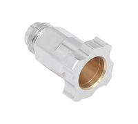 VGEBY Conector de Maceta Desechable, Acero Inoxidable Duradero, Rendimiento Estable para Uso en Regadera, 1 Pieza (Rosca Externa G3/8)