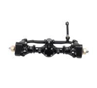 VGEBY Conjunto de Eje Delantero RC Reemplazo de Eje Delantero de Latón de Aluminio CNC Rodamientos Preinstalados Acabado Negro para Rastreadores de Escala Axial SCX24 1 24 y Usuarios de Hobby RC