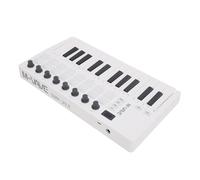 VGEBY Controlador de Teclado MIDI de 25 Teclas Controlador MIDI Inalámbrico Bluetooth con 16 Almohadillas RGB 8 Perillas Alimentado por USB para Windows OS X Android IOS