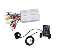 VGEBY Controlador Ebikes, Pantalla LCD de Scooter Eléctrico con Kit de Controlador sin Escobillas 1000W IPX4 a Prueba de Agua Múltiples Protecciones Inteligentes para Bicicleta