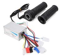 VGEBY Controlador y Acelerador, Controlador de Cepillo de 24V 250W Cable Extendido Empuñadura del Acelerador del Pulgar Juego de Manillar de Ciclismo Eléctrico