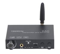 VGEBY Convertidor de Audio Bluetooth, 192 KHz 24 bits HiFi DAC, Coaxial óptico a Analógico de 3,5 Mm, Receptor Transmisor Inalámbrico con Bluetooth 5.3, para Teléfono Tableta Altavoz