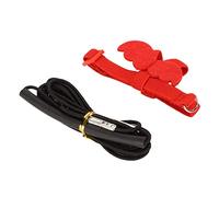 VGEBY Correa de Arnés para Pájaros para Mascotas, Correa Ajustable para Loros, Diseño Ligero con de Pecho de Liberación Rápida para Mini Guacamayos y Uso Alejandrino (Rojo)