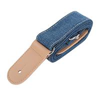 VGEBY Correa de Ukelele Duradera de Algodón y Lino con Hebilla de Metal para una Sujeción Estable, Ideal para los Entusiastas del Ukelele (BLUE)