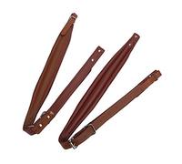 VGEBY Correas de acordeón, 1Par de Correas de Hombro para Acordeón Correas Ajustables de PU para Acordeón con 16-120 Bajo(Café)