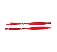 VGEBY Correas de Arnés de Acordeón de Cuero de PU Cinturones de Hombro Ajustables, Cómodos de Usar para Acordeones Pesados de Pie, Hombrera Ancha y Gruesa para Distribuir el Peso (rojo)
