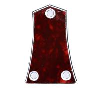 VGEBY Cubierta de Plástico para Varilla de Armadura de Guitarra, 3 Agujeros, Placa de Cubierta de Varilla de Armadura de Forma única para Guitarra Eléctrica, Adecuada para Practicar, Color Blanco