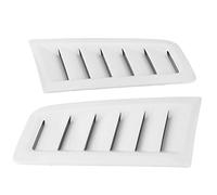 VGEBY Cubierta de Ventilación del capó del Motor, Plástico ABS, Mejora la Estética y el Flujo de Aire para los Entusiastas del Automóvil, 2 Piezas de Ventilación del capó Estilo RS MK2 (1)