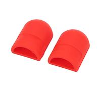 VGEBY Cubierta para palanca de freno de bicicleta, 1 par de fundas de silicona antiarañazos, antideslizante e impermeable, cubierta de palanca de cambios de freno de bicicleta (rojo) para bicicletas y