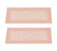 VGEBY Cubiertas de Ventilación de Prueba de Bebés de Silicona, Rejillas de Ventilación Protectoras para Suelo del Hogar con 1 Por Ciento de Tasa de Bloqueo (BROWN)