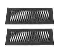 VGEBY Cubiertas de Ventilación de Prueba de Bebés de Silicona, Rejillas de Ventilación Protectoras para Suelo del Hogar con 1 Por Ciento de Tasa de Bloqueo (BLACK)