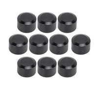VGEBY Cubiertas para Pernos de Cabeza de Motocicleta, Juego de Tapas de Tornillo de Motor de Aluminio CNC, 10 Piezas con Clips de Acero con Resorte Interno, Resistente a Vibraciones, Fácil