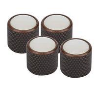 VGEBY Cúpula de Perilla de bajo Eléctrico, Piezas de Control de Volumen de Tono con Incrustaciones de Carcasa de Metal de Alta Gama para Guitarra, con Superficie Brillante y Mano de (B oye)