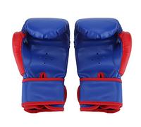 VGEBY de Boxeo para Niños, Piel Sintética, Ventilados para Entrenamiento y Combate Juvenil, Aproximadamente 22 Cm de Longitud para Niños y Niñas (Blue)