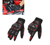 VGEBY de Ciclismo Al Aire, de Bicicleta de Dedos Completos de Nailon Transpirables Antideslizantes con Almohadillas Antiimpacto para Nudillos para Hombres y Mujeres en Clima Frío de Invierno (XL)