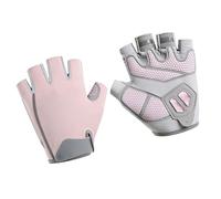 VGEBY de Ciclismo, Transpirables, Antideslizantes, con Absorción de Impactos, de Entrenamiento de Medio Dedo para Ciclismo, Levantamiento de Pesas, Yoga y Deportes Al (Rosada)