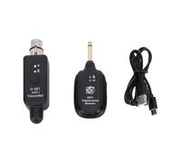 VGEBY de Micrófono Inalámbrico, Transmisor y Receptor XLR de 2,4 GHz con Interfaz Metálica para Micrófonos Dinámicos, Mezclador de Audio, PA, Alcance de 100 Pies, Duración de la