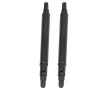 VGEBY Dogbone de Eje Trasero RC de Acero Endurecido, Eje de Transmisión de 2 Piezas con Resistente Al óxido Resistente Al Desgaste, para Actualizaciones de Orugas 1/18 TRX4M RC (Black)